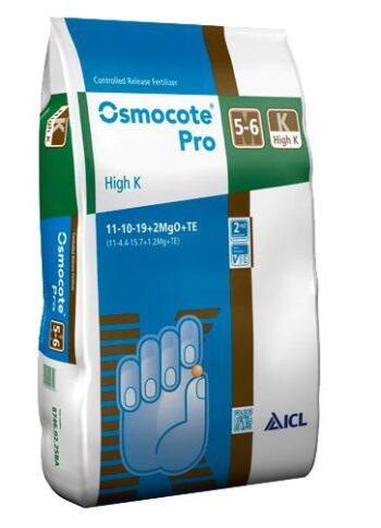 Osmocote Pro 11-10-19+2MgO High K 5/6mnd 25kg (zak)