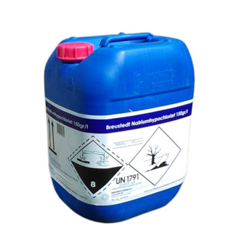 natriumhypochloriet of chloor 15% in 20 liter bus